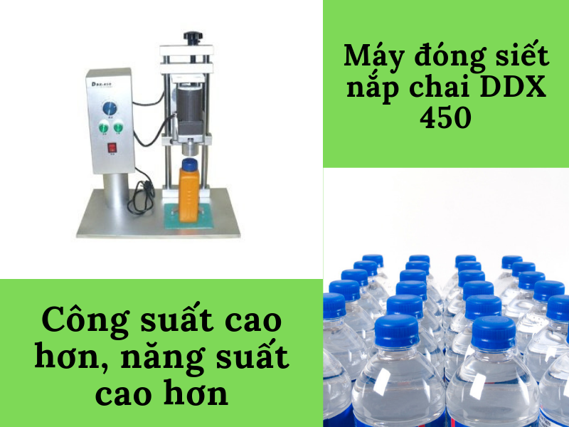 Năng suất máy đóng nắp chai